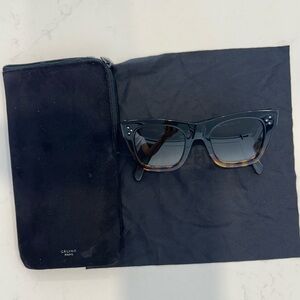 Celine Oversized Tortoise Shell Sunglasses